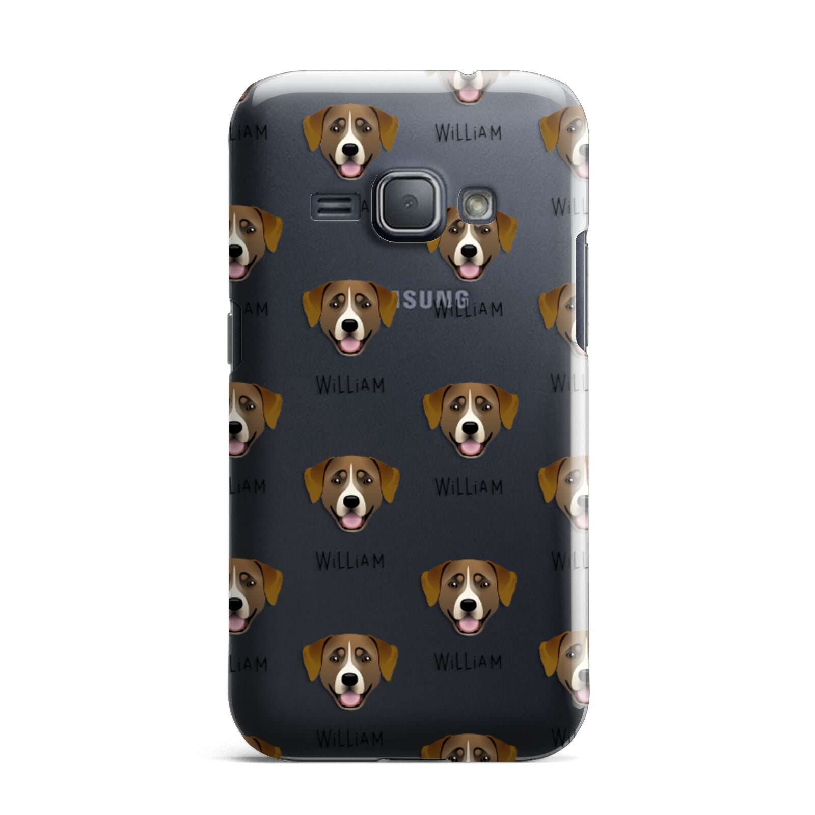 Greater Swiss Mountain Dog Icon with Name Samsung Galaxy J1 2016 Case