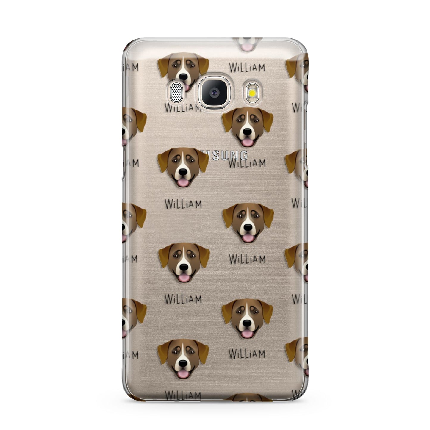Greater Swiss Mountain Dog Icon with Name Samsung Galaxy J5 2016 Case