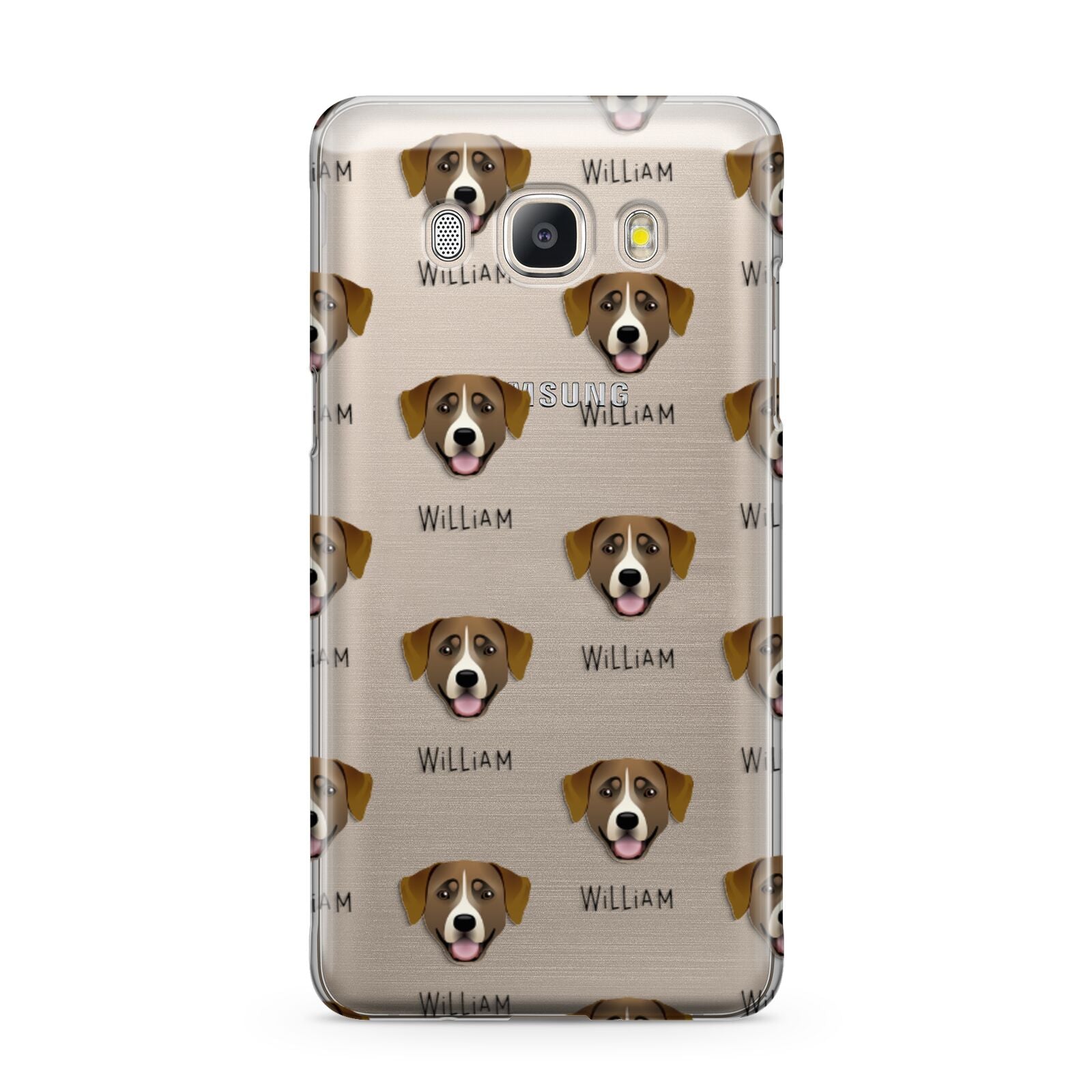 Greater Swiss Mountain Dog Icon with Name Samsung Galaxy J5 2016 Case