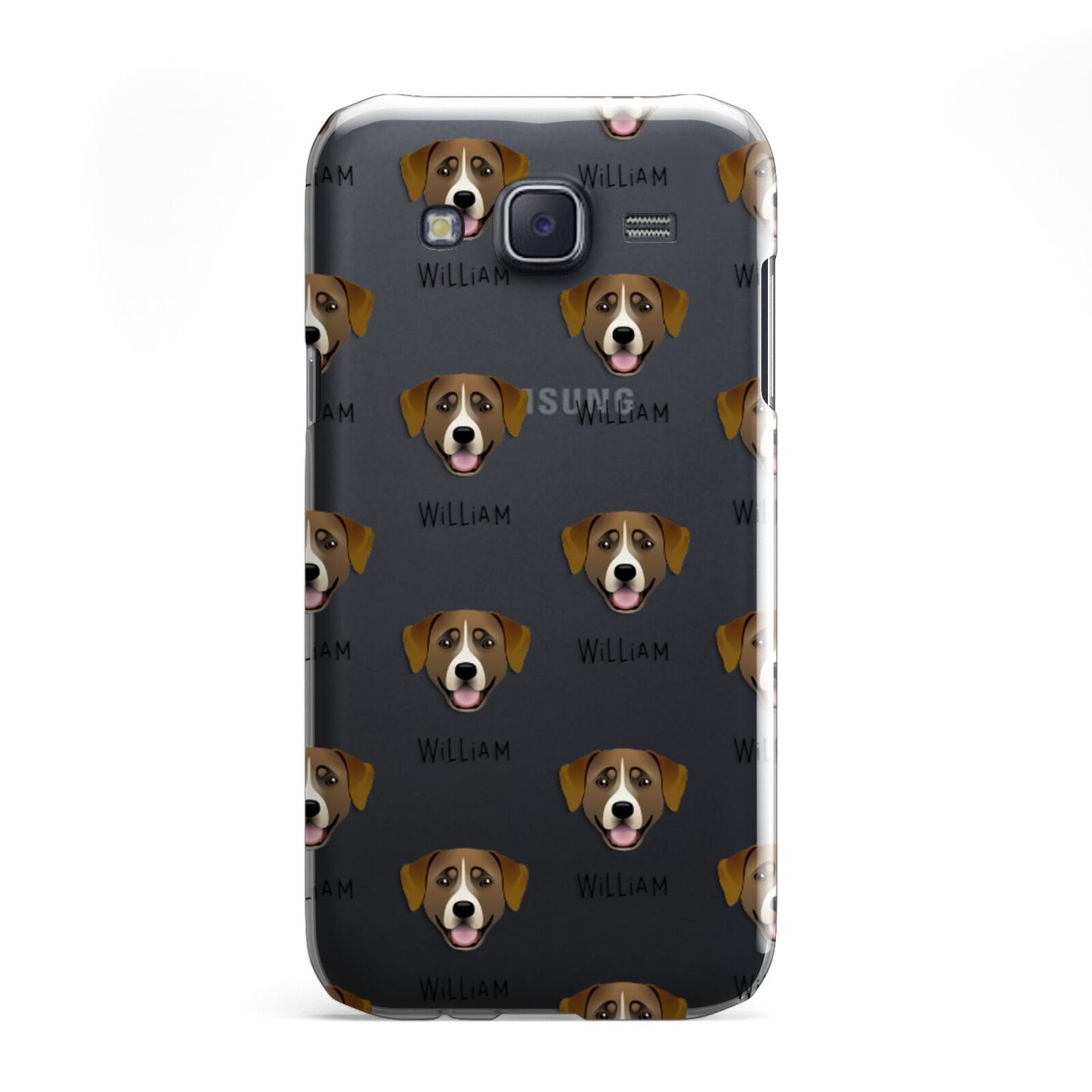 Greater Swiss Mountain Dog Icon with Name Samsung Galaxy J5 Case