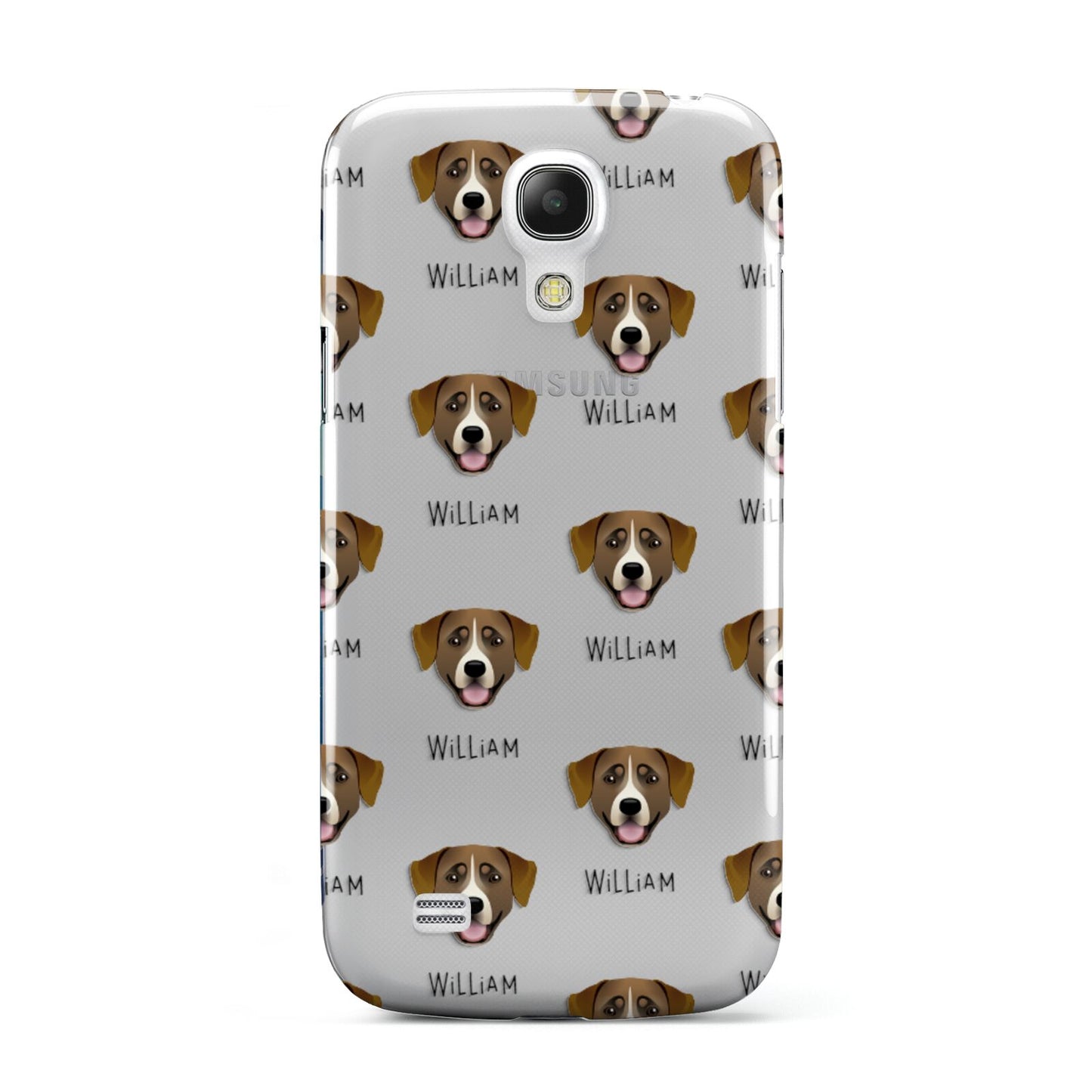 Greater Swiss Mountain Dog Icon with Name Samsung Galaxy S4 Mini Case