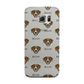Greater Swiss Mountain Dog Icon with Name Samsung Galaxy S6 Edge Case