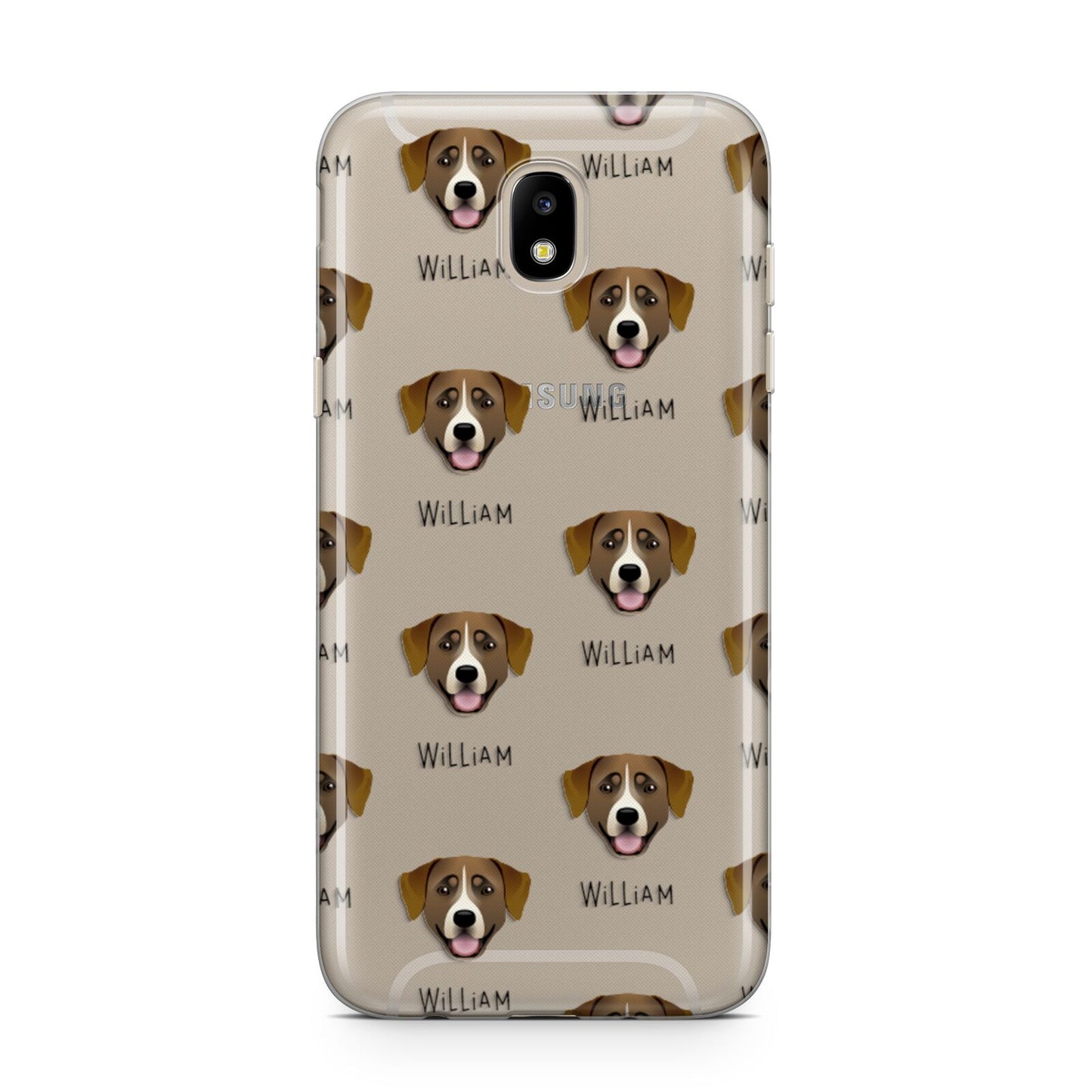 Greater Swiss Mountain Dog Icon with Name Samsung J5 2017 Case