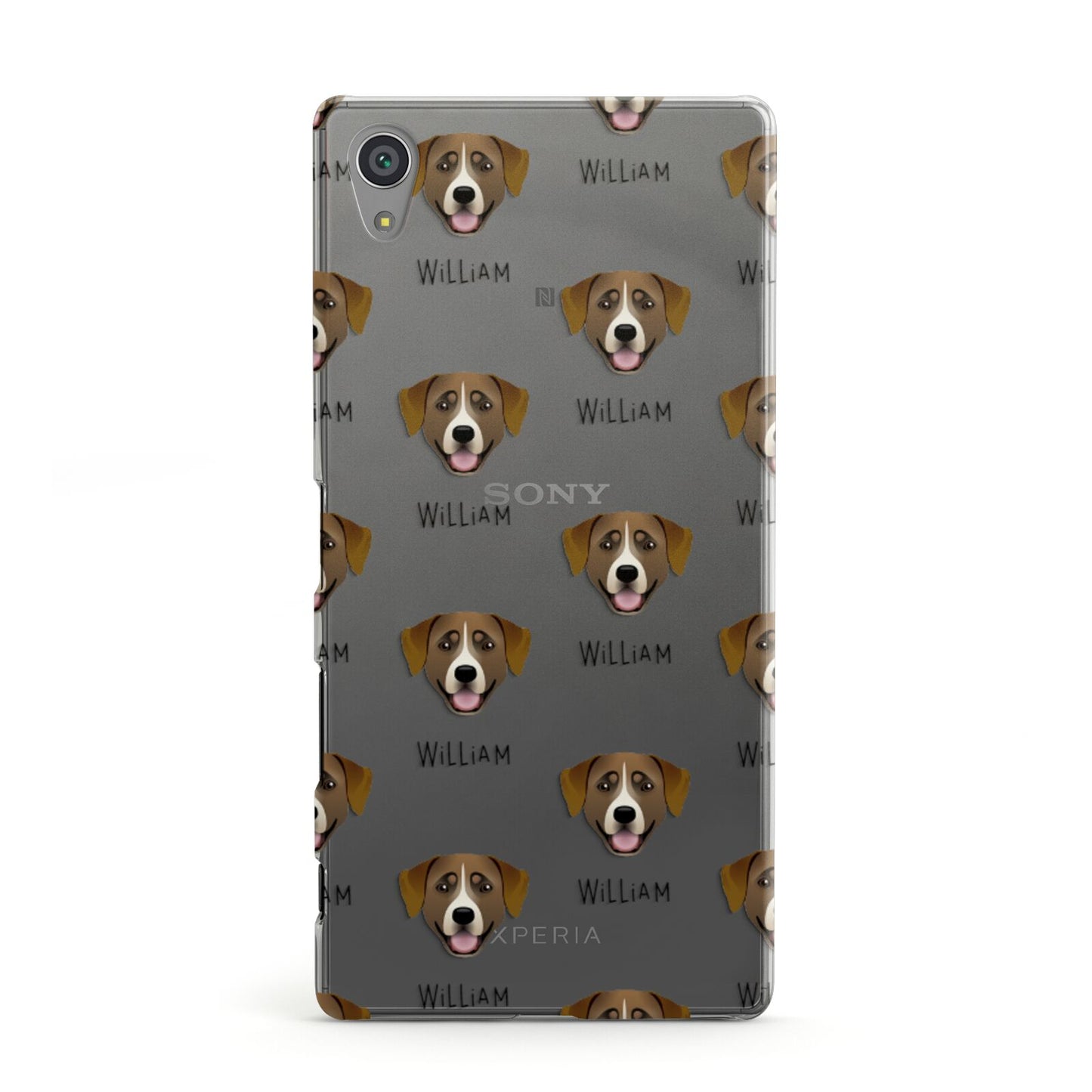 Greater Swiss Mountain Dog Icon with Name Sony Xperia Case