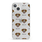 Greater Swiss Mountain Dog Icon with Name iPhone 13 Clear Bumper Case