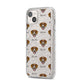 Greater Swiss Mountain Dog Icon with Name iPhone 14 Plus Glitter Tough Case Starlight Angled Image