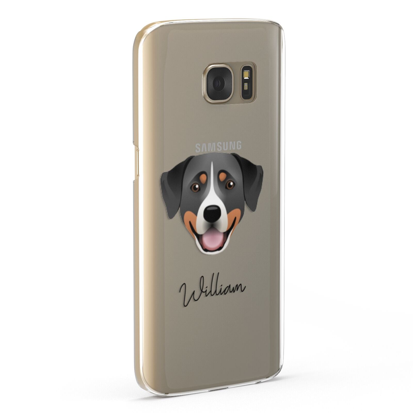 Greater Swiss Mountain Dog Personalised Samsung Galaxy Case Fourty Five Degrees