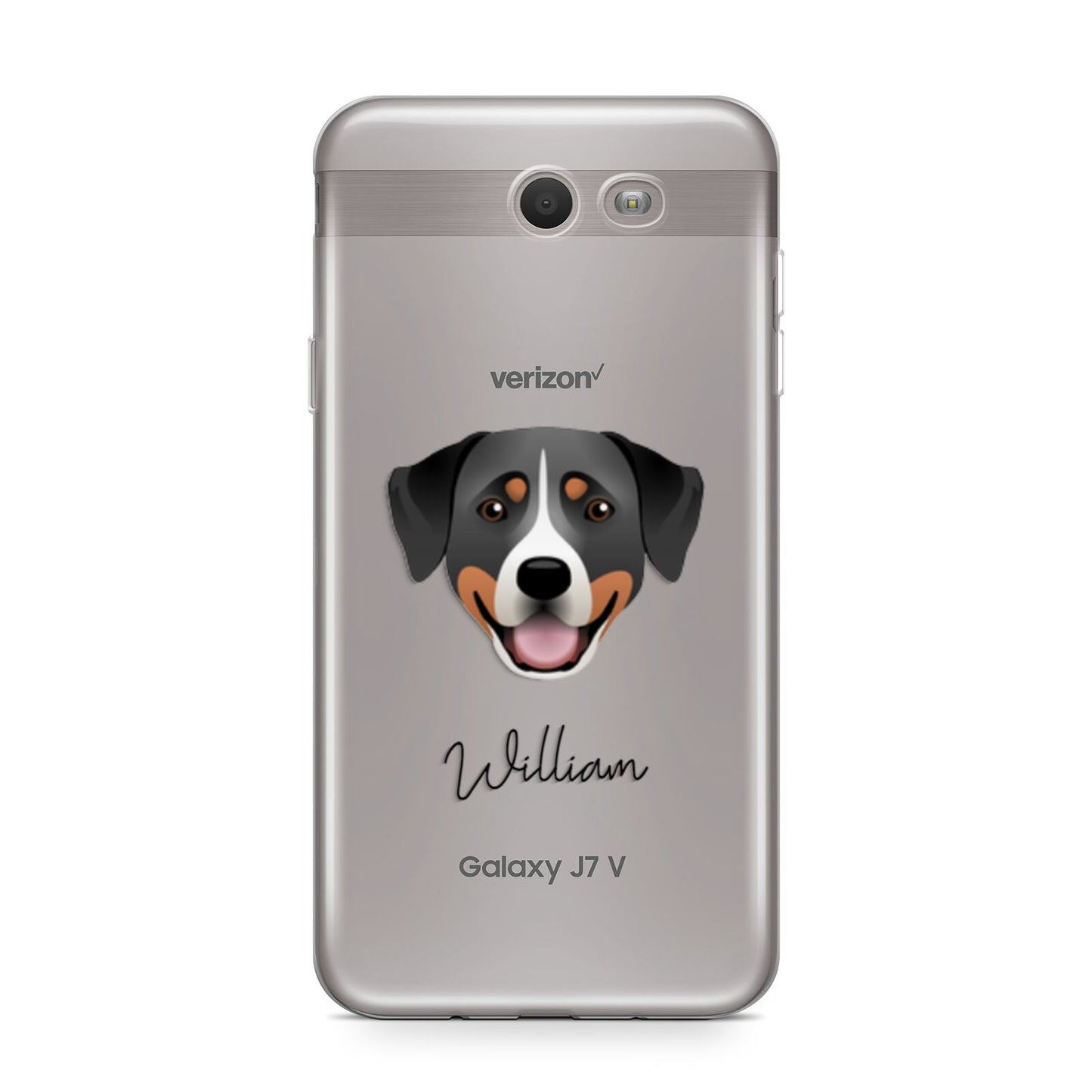 Greater Swiss Mountain Dog Personalised Samsung Galaxy J7 2017 Case