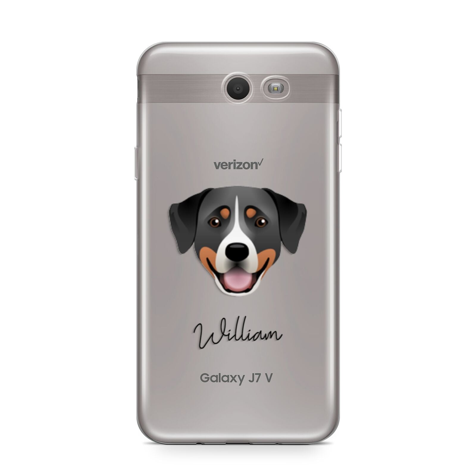Greater Swiss Mountain Dog Personalised Samsung Galaxy J7 2017 Case
