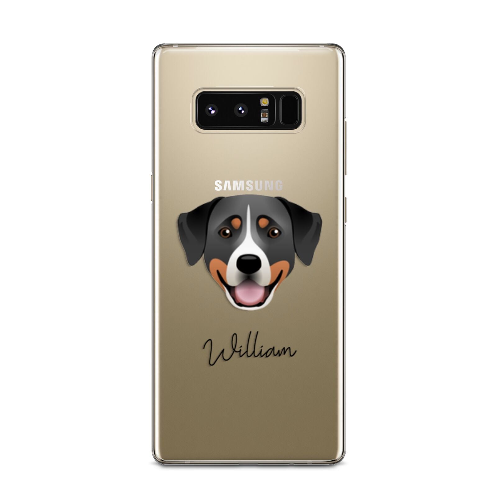 Greater Swiss Mountain Dog Personalised Samsung Galaxy Note 8 Case