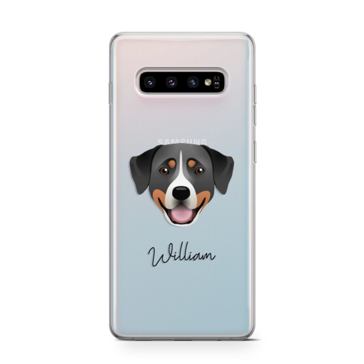 Greater Swiss Mountain Dog Personalised Samsung Galaxy S10 Case