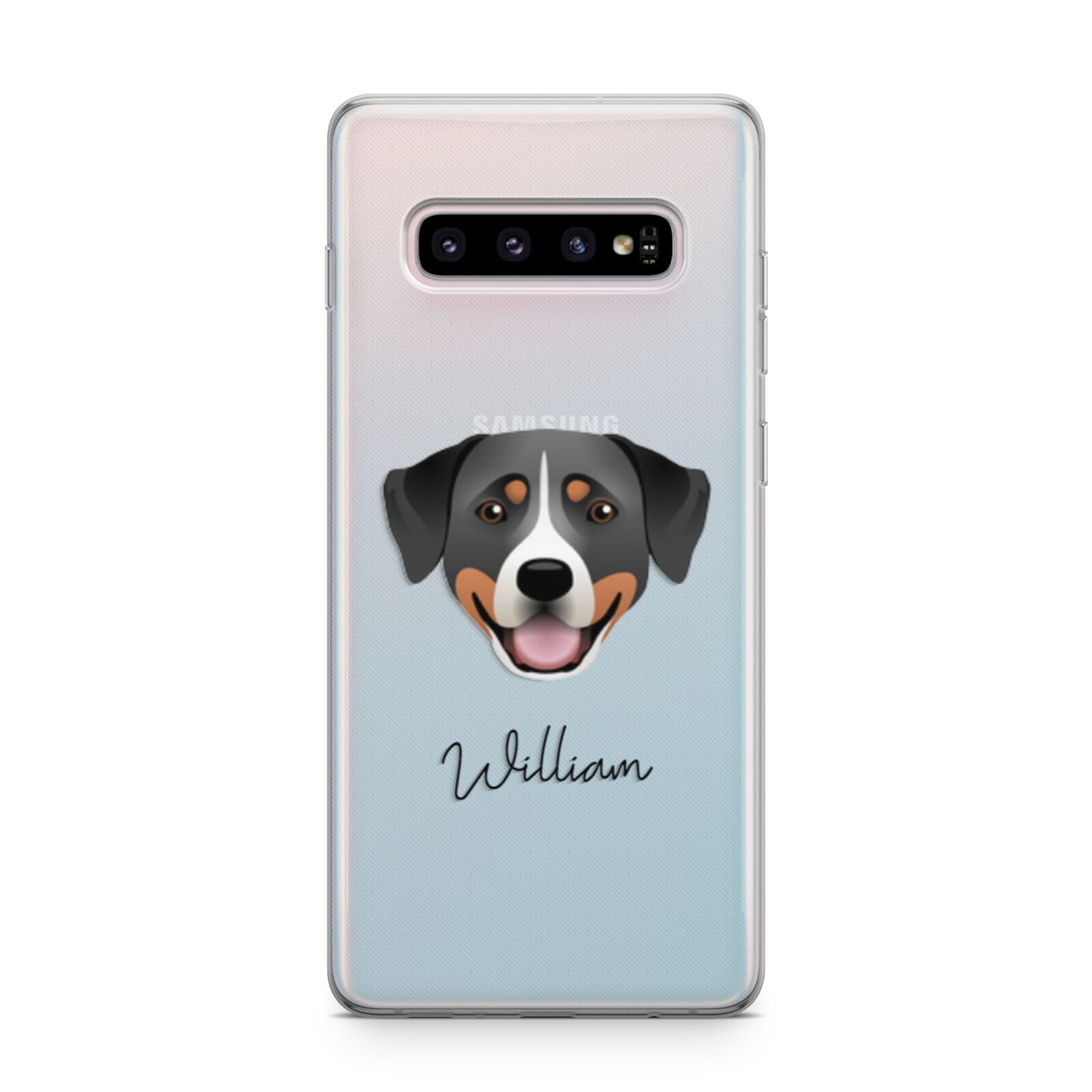 Greater Swiss Mountain Dog Personalised Samsung Galaxy S10 Plus Case