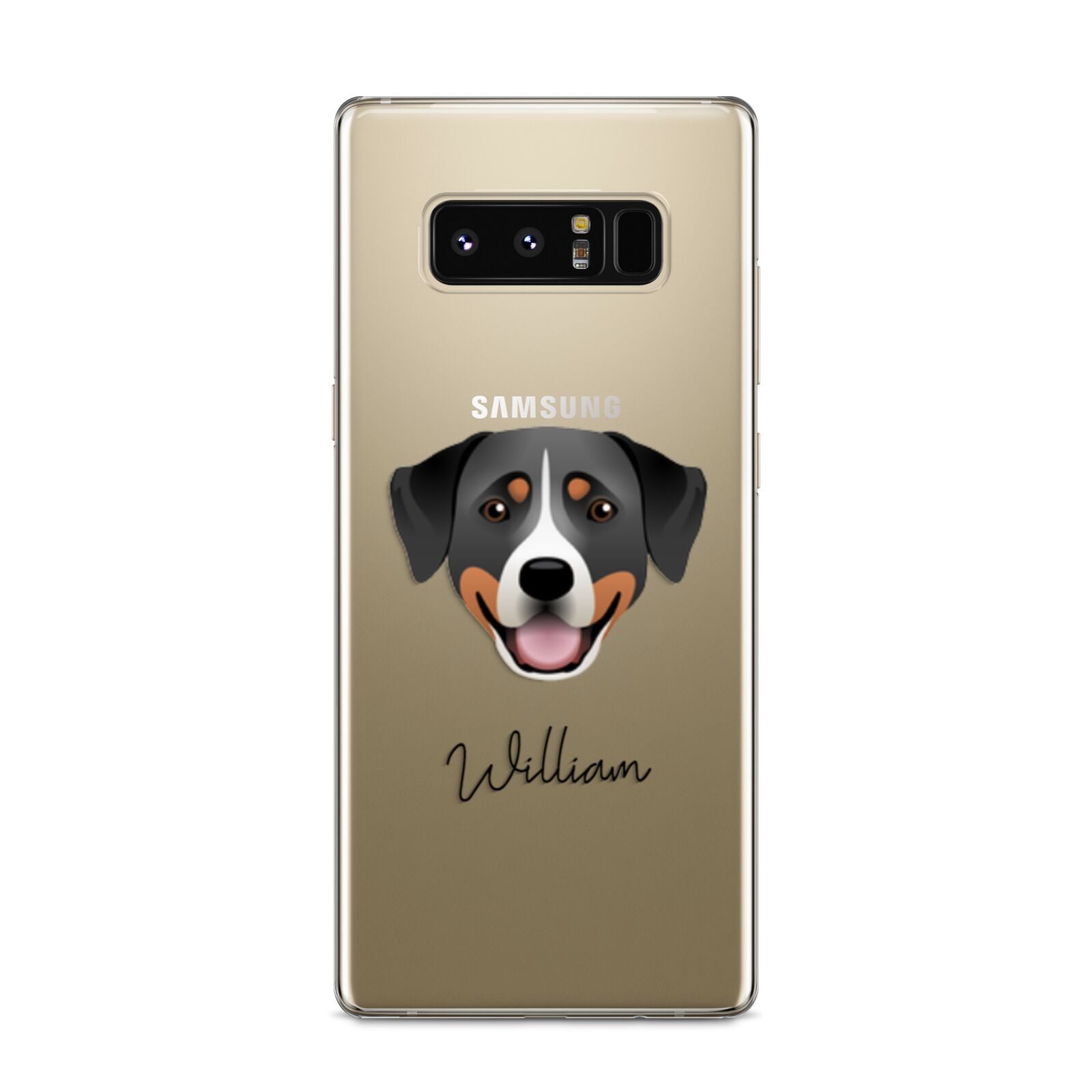 Greater Swiss Mountain Dog Personalised Samsung Galaxy S8 Case
