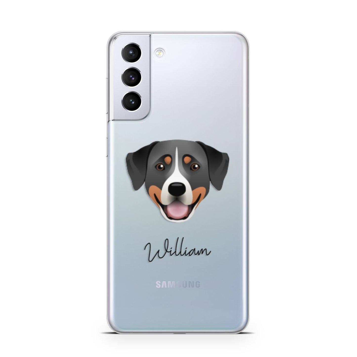 Greater Swiss Mountain Dog Personalised Samsung S21 Plus Phone Case
