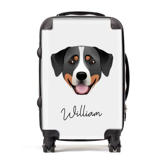 Greater Swiss Mountain Dog Personalised Suitcase