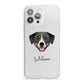 Greater Swiss Mountain Dog Personalised iPhone 13 Pro Max Clear Bumper Case