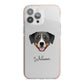 Greater Swiss Mountain Dog Personalised iPhone 13 Pro Max TPU Impact Case with Pink Edges