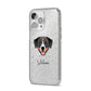 Greater Swiss Mountain Dog Personalised iPhone 14 Pro Max Glitter Tough Case Silver Angled Image