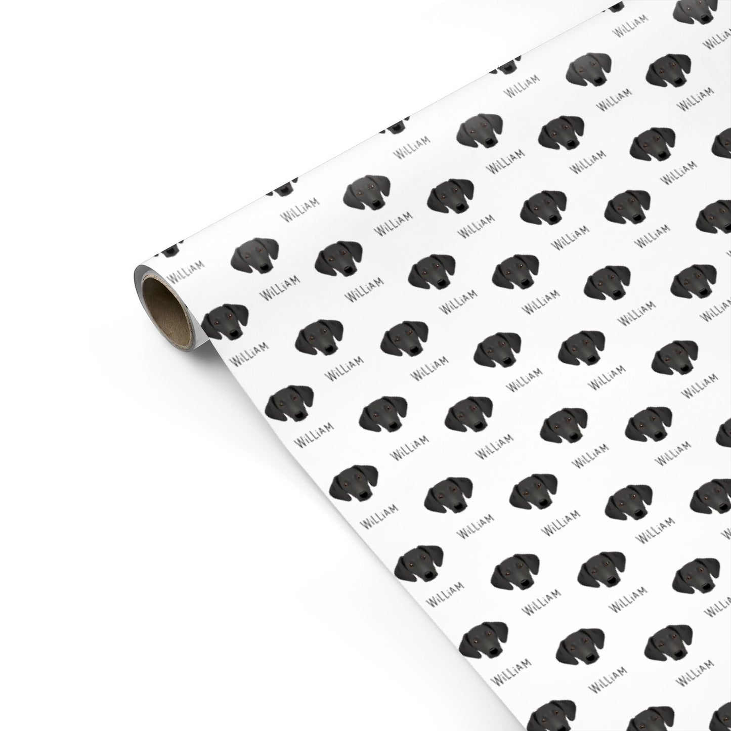 Greek Harehound Icon with Name Personalised Gift Wrap