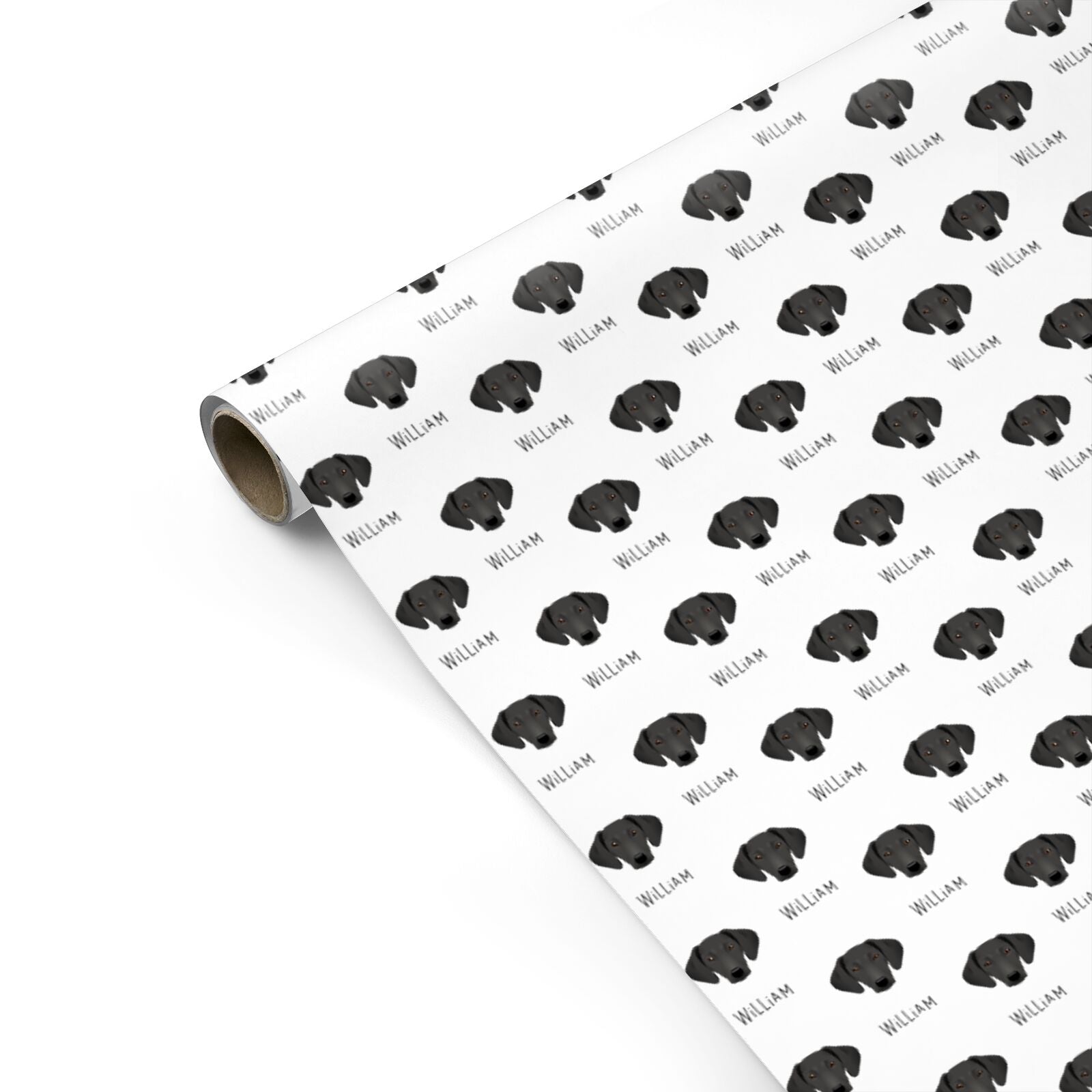 Greek Harehound Icon with Name Personalised Gift Wrap