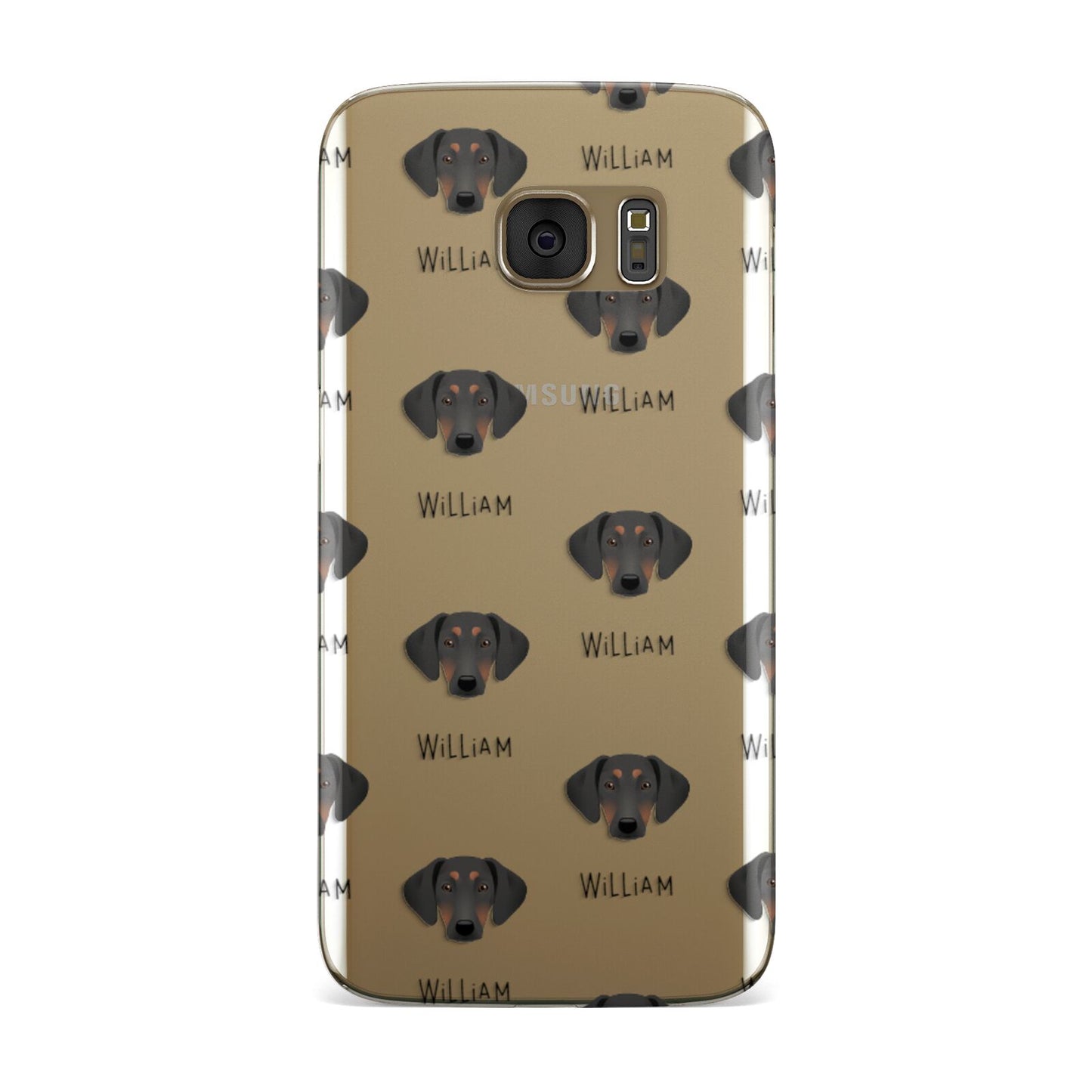 Greek Harehound Icon with Name Samsung Galaxy Case