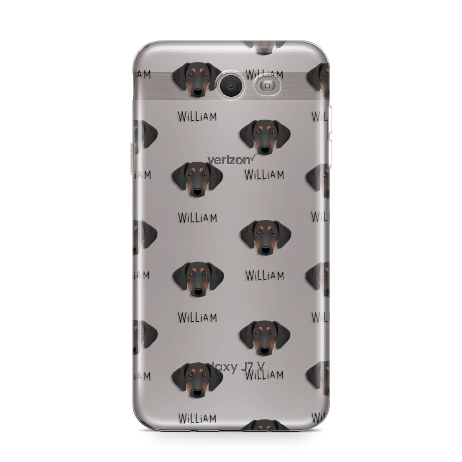 Greek Harehound Icon with Name Samsung Galaxy J7 2017 Case