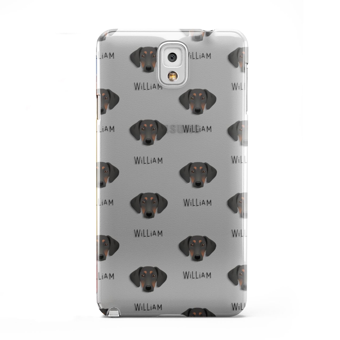 Greek Harehound Icon with Name Samsung Galaxy Note 3 Case