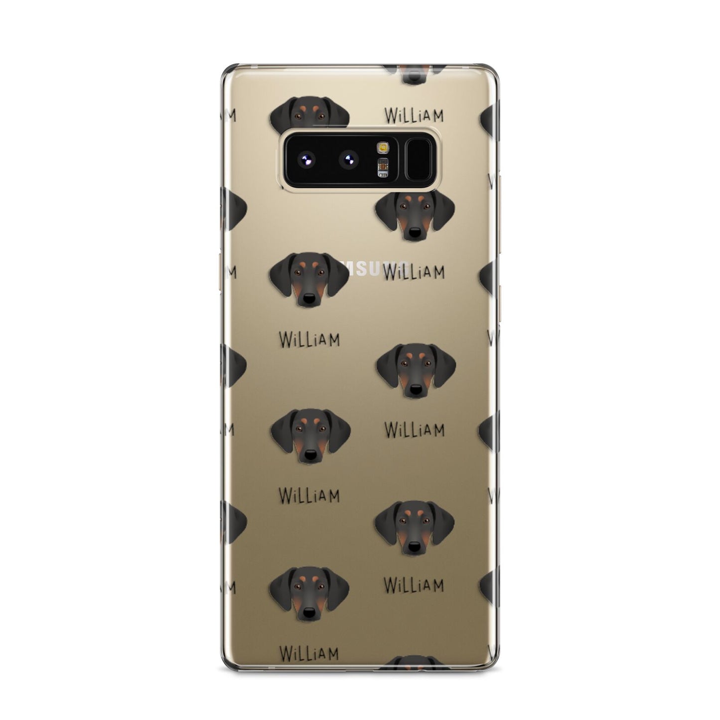 Greek Harehound Icon with Name Samsung Galaxy S8 Case