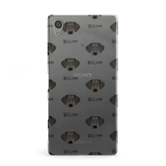 Greek Harehound Icon with Name Sony Xperia Case
