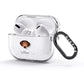 Greek Harehound Personalised AirPods Glitter Case 3rd Gen Side Image