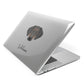 Greek Harehound Personalised Apple MacBook Case Side View