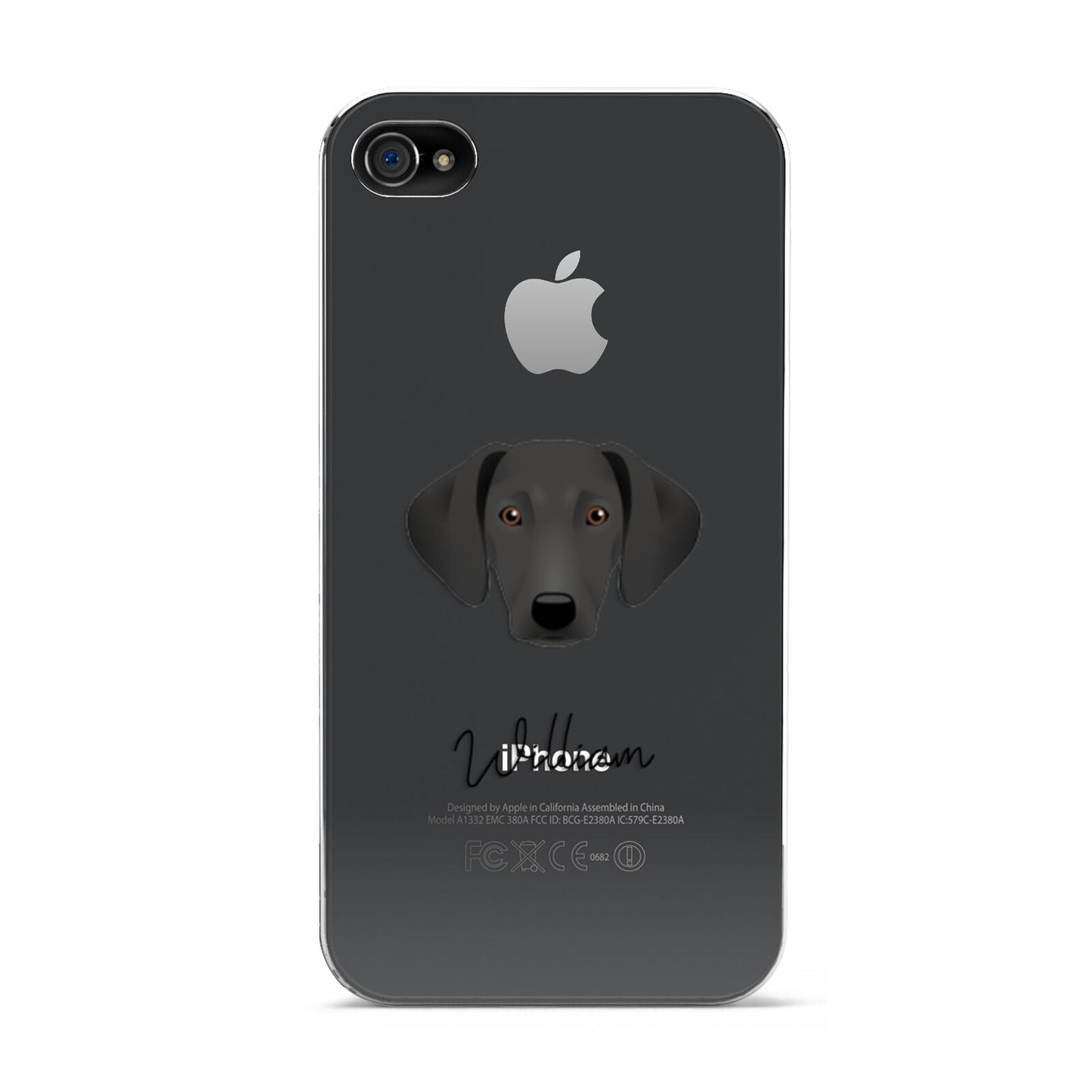 Greek Harehound Personalised Apple iPhone 4s Case