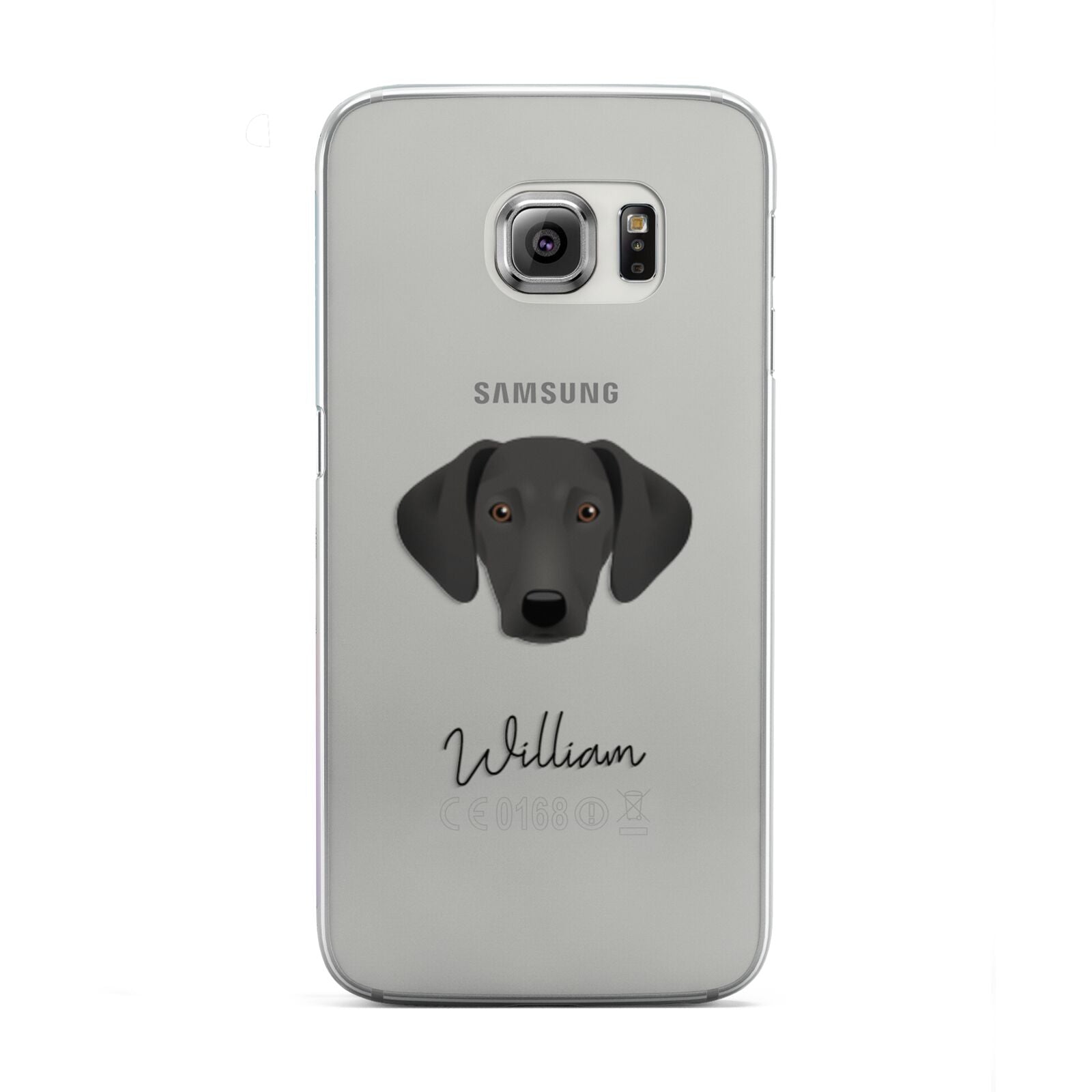 Greek Harehound Personalised Samsung Galaxy S6 Edge Case
