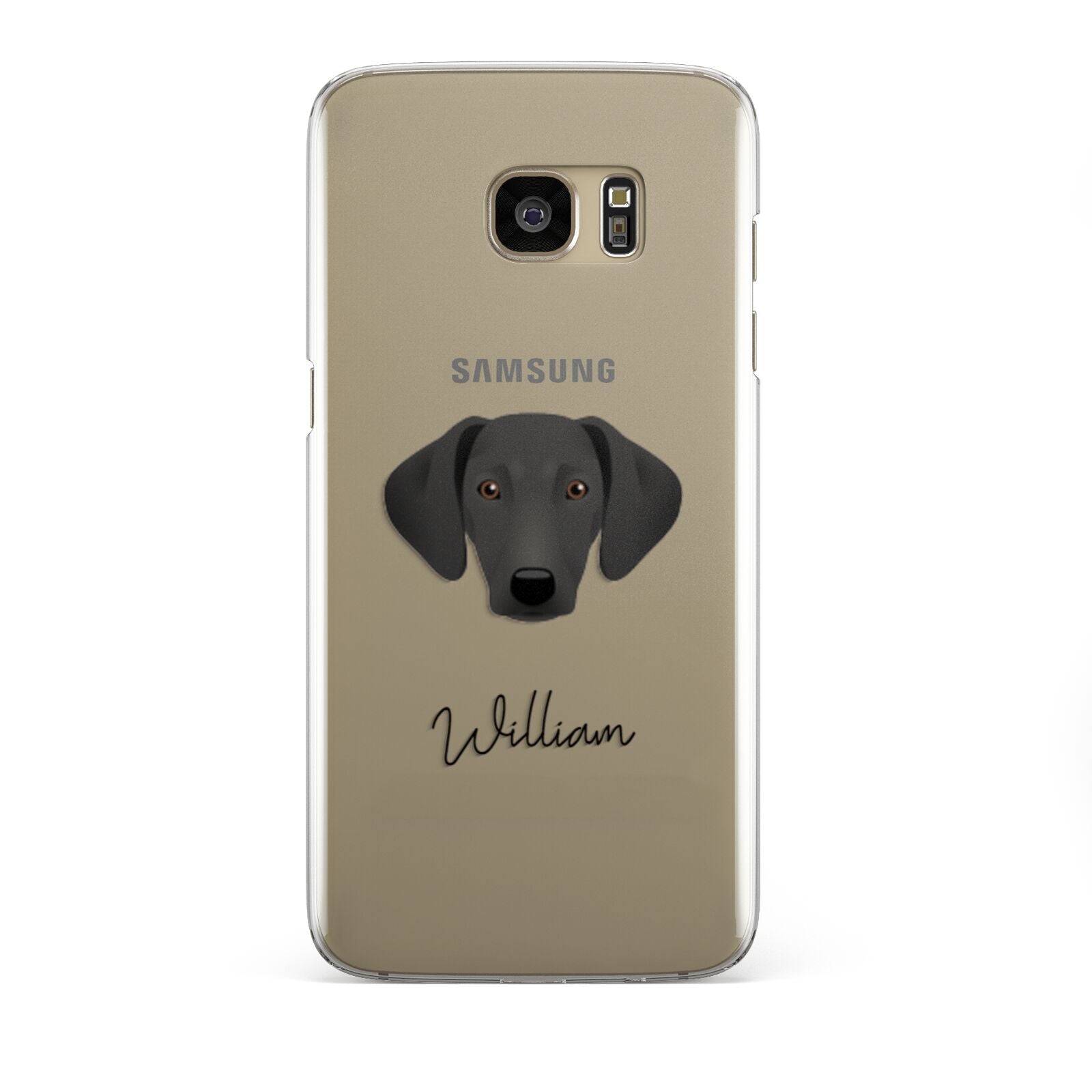 Greek Harehound Personalised Samsung Galaxy S7 Edge Case