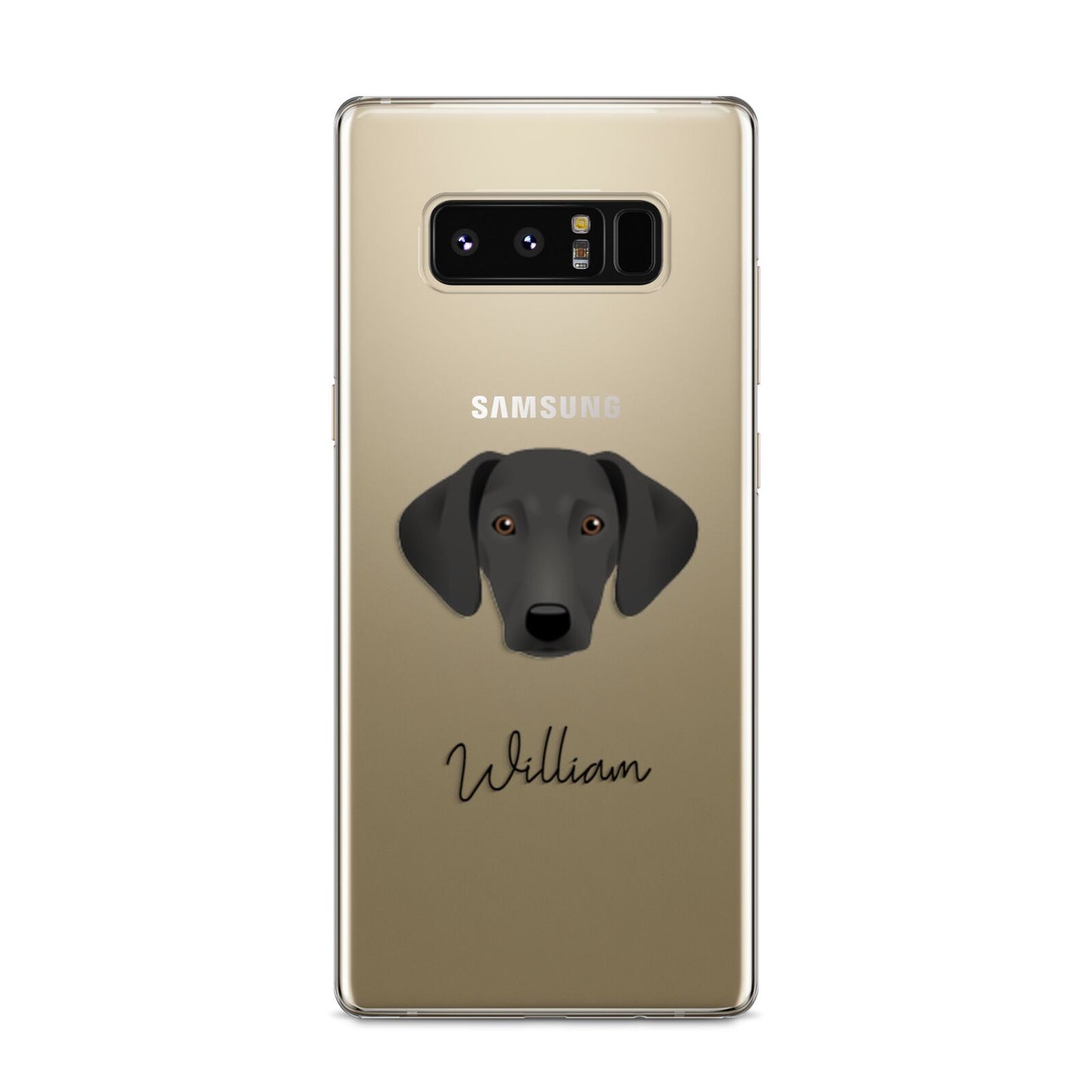 Greek Harehound Personalised Samsung Galaxy S8 Case