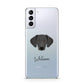 Greek Harehound Personalised Samsung S21 Plus Phone Case