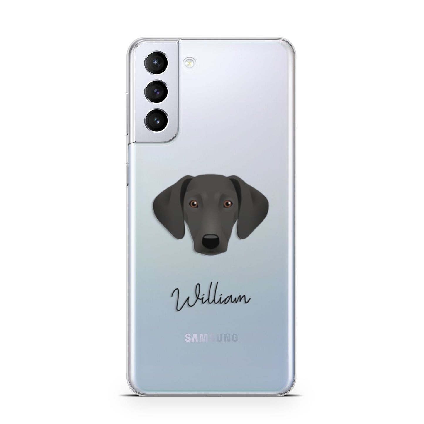 Greek Harehound Personalised Samsung S21 Plus Phone Case