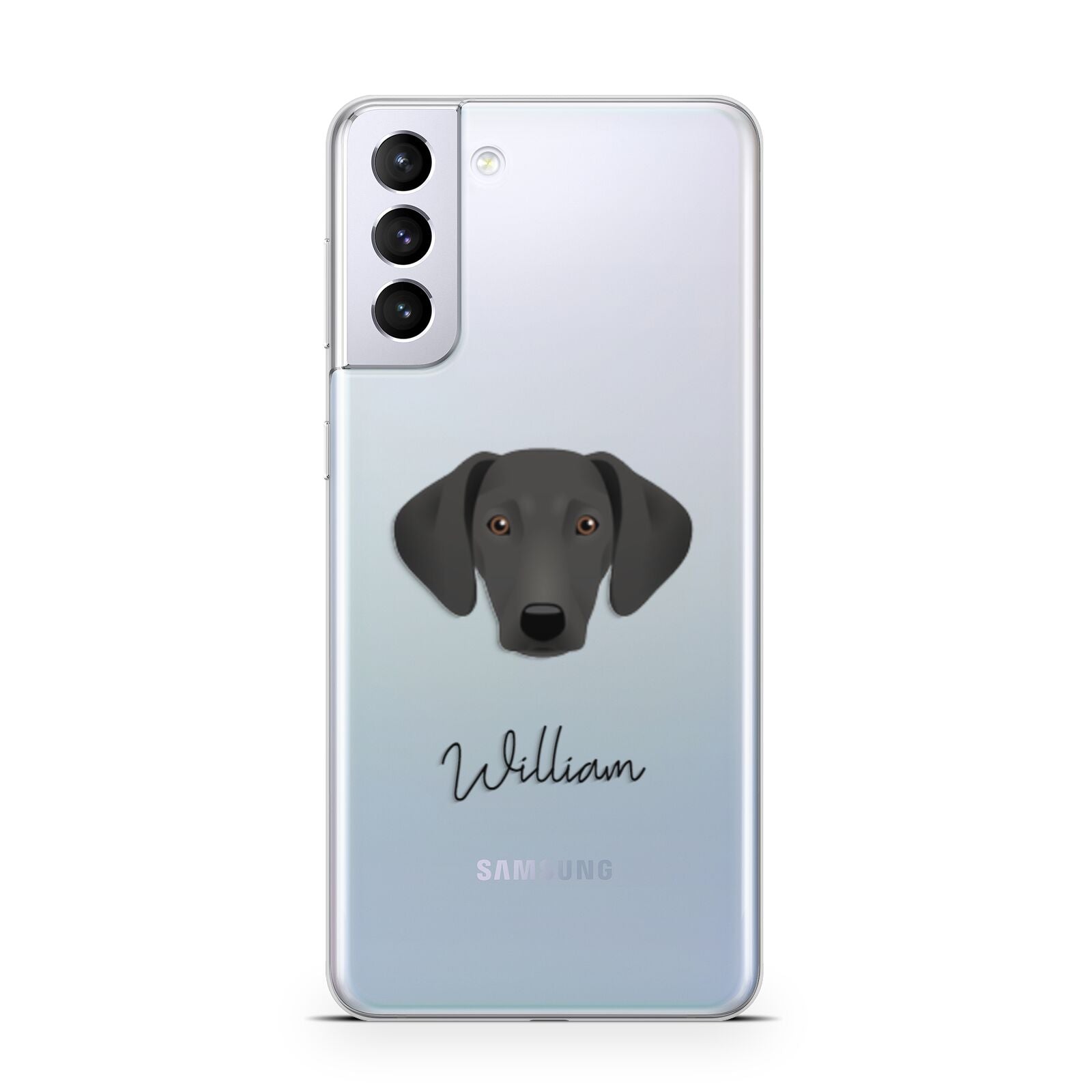 Greek Harehound Personalised Samsung S21 Plus Phone Case