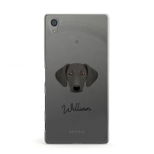 Greek Harehound Personalised Sony Xperia Case