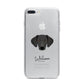 Greek Harehound Personalised iPhone 7 Plus Bumper Case on Silver iPhone