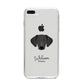 Greek Harehound Personalised iPhone 8 Plus Bumper Case on Silver iPhone