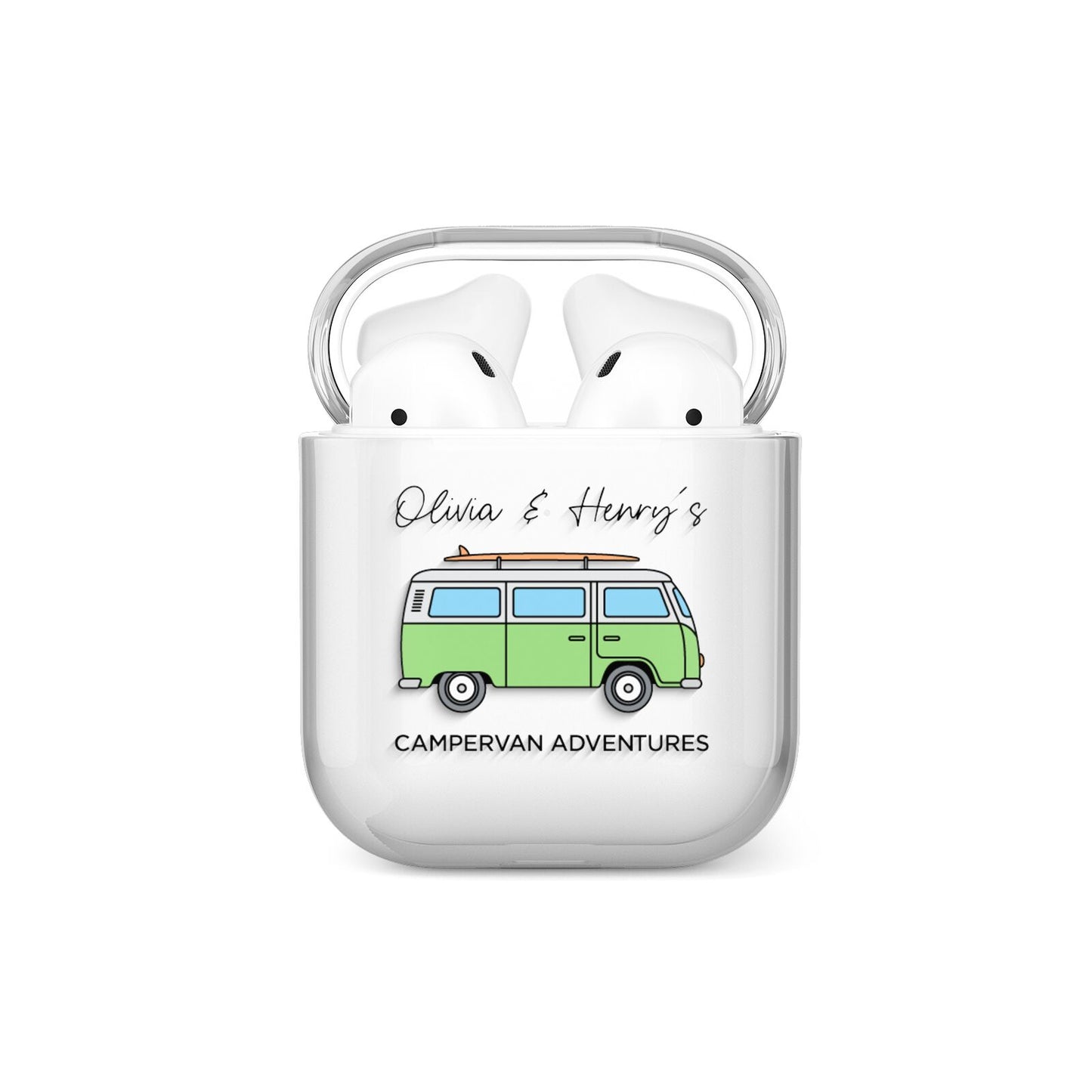 Green Bespoke Campervan Adventures AirPods Case