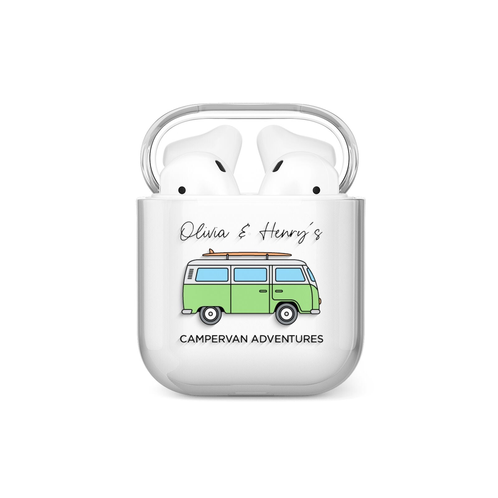 Green Bespoke Campervan Adventures AirPods Case