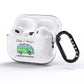 Green Bespoke Campervan Adventures AirPods Pro Glitter Case Side Image