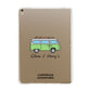 Green Bespoke Campervan Adventures Apple iPad Gold Case