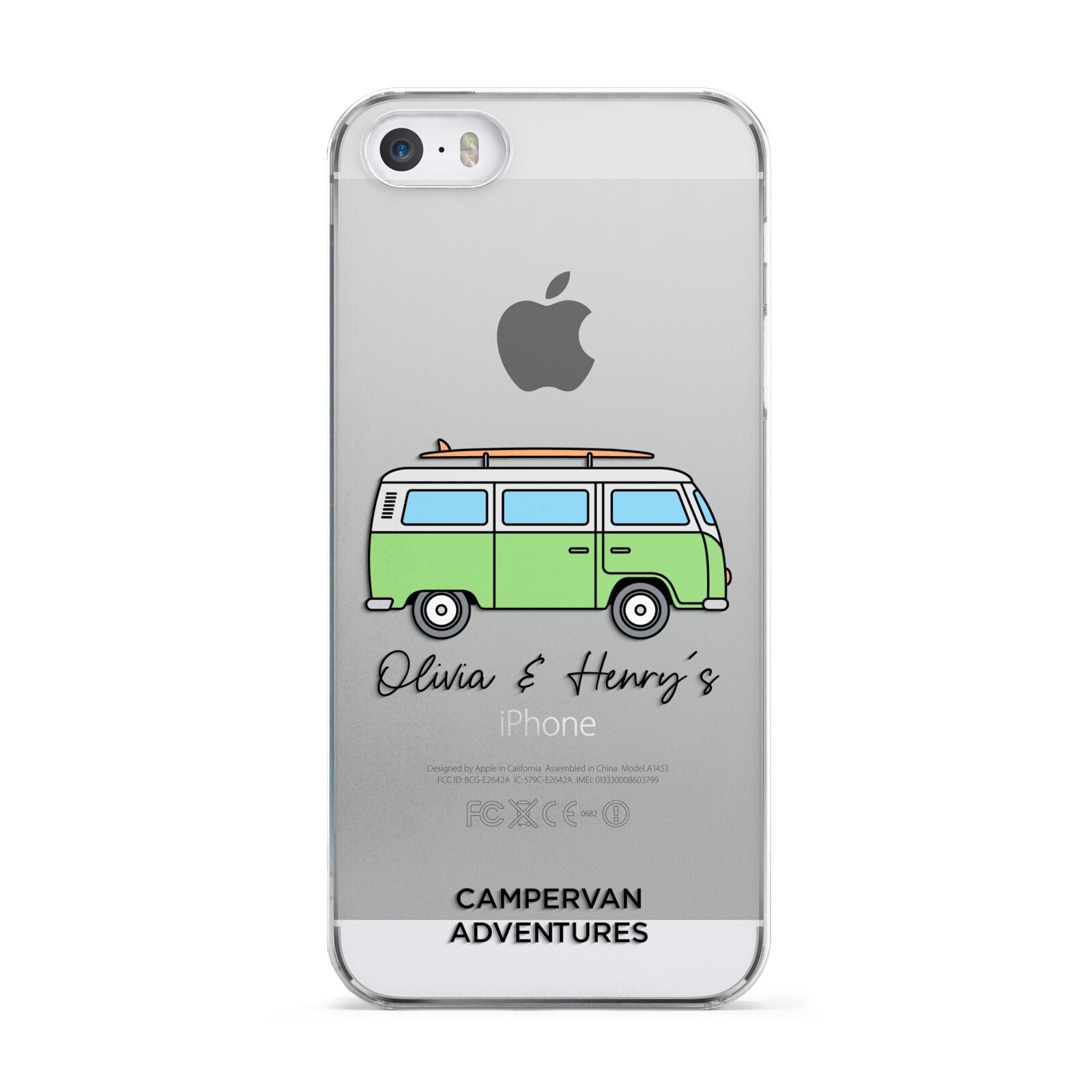 Green Bespoke Campervan Adventures Apple iPhone 5 Case