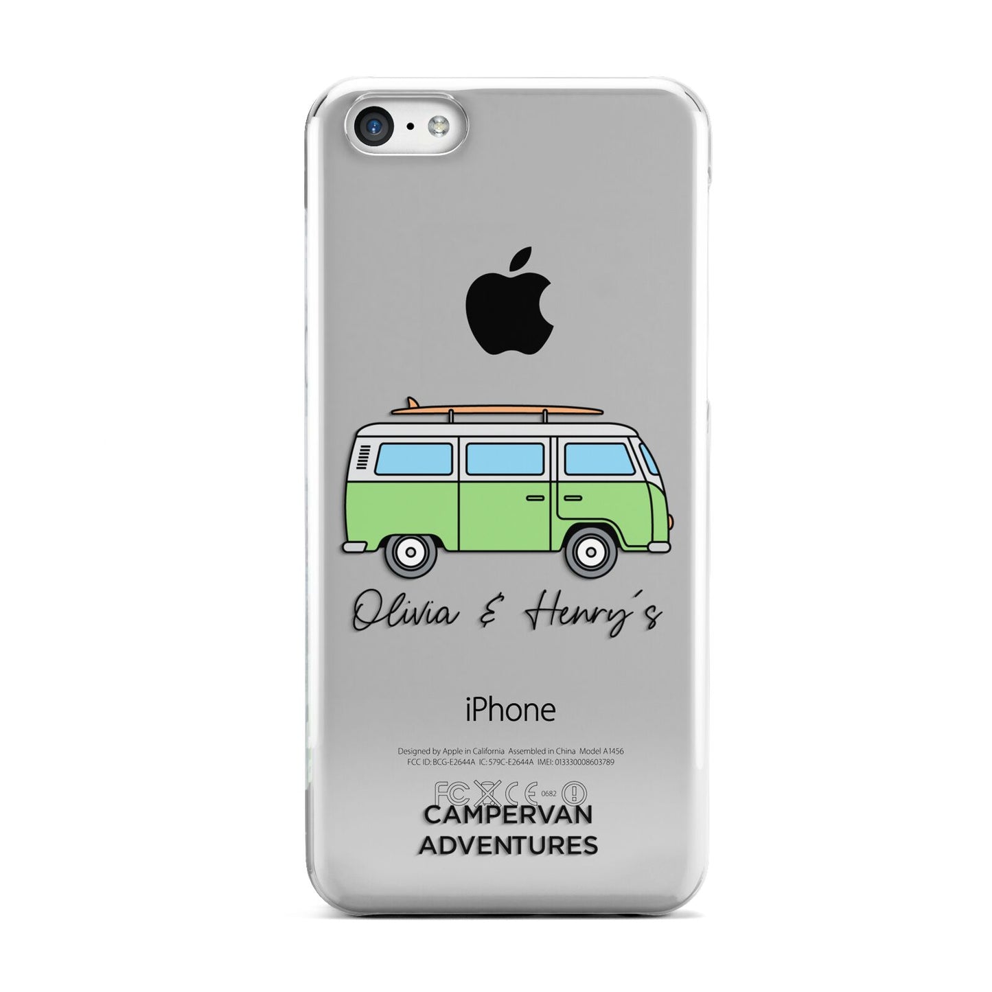 Green Bespoke Campervan Adventures Apple iPhone 5c Case
