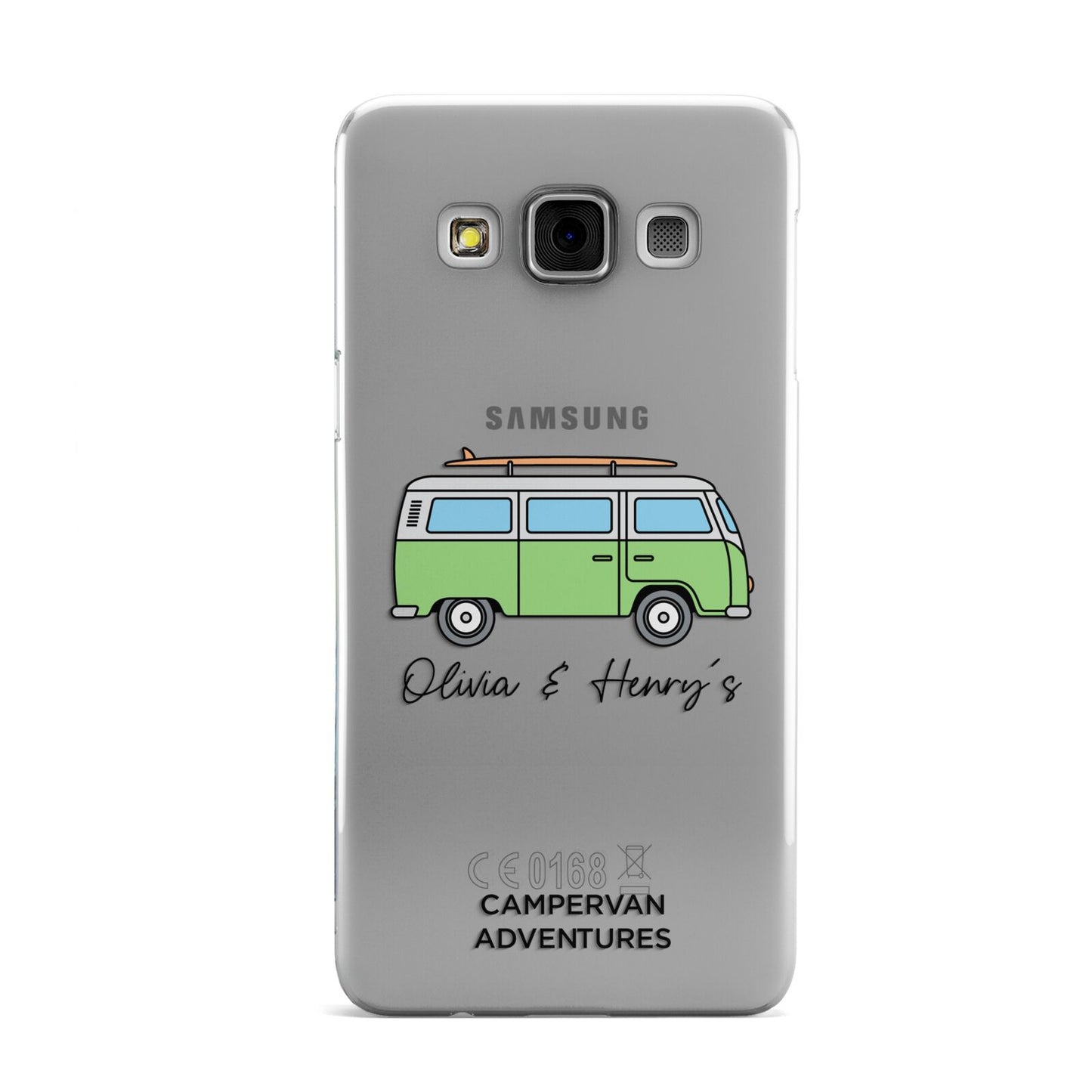Green Bespoke Campervan Adventures Samsung Galaxy A3 Case