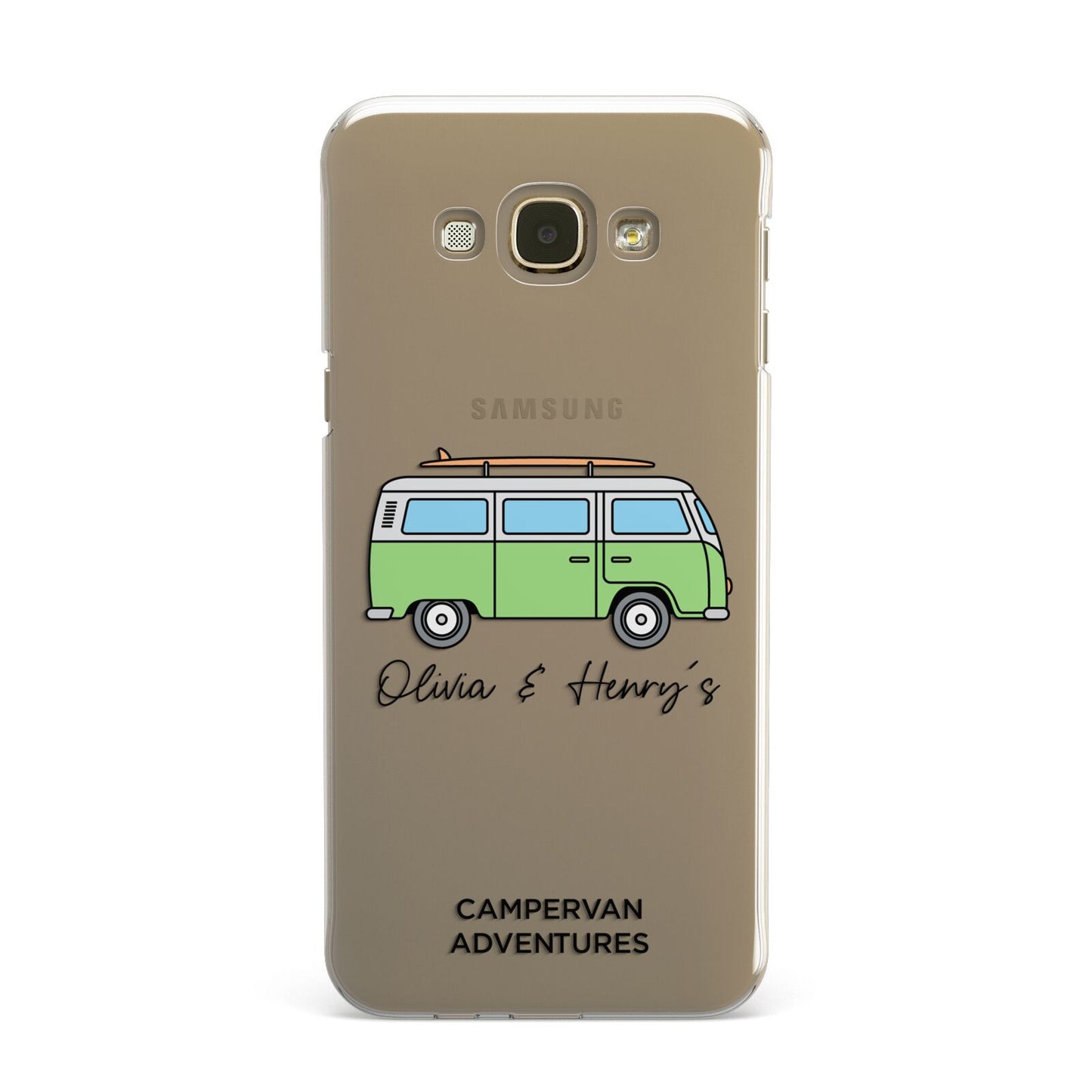 Green Bespoke Campervan Adventures Samsung Galaxy A8 Case
