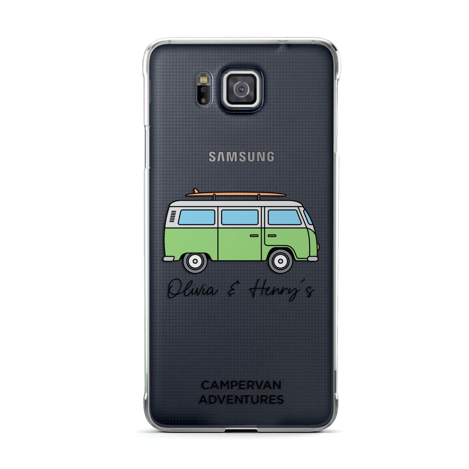 Green Bespoke Campervan Adventures Samsung Galaxy Alpha Case
